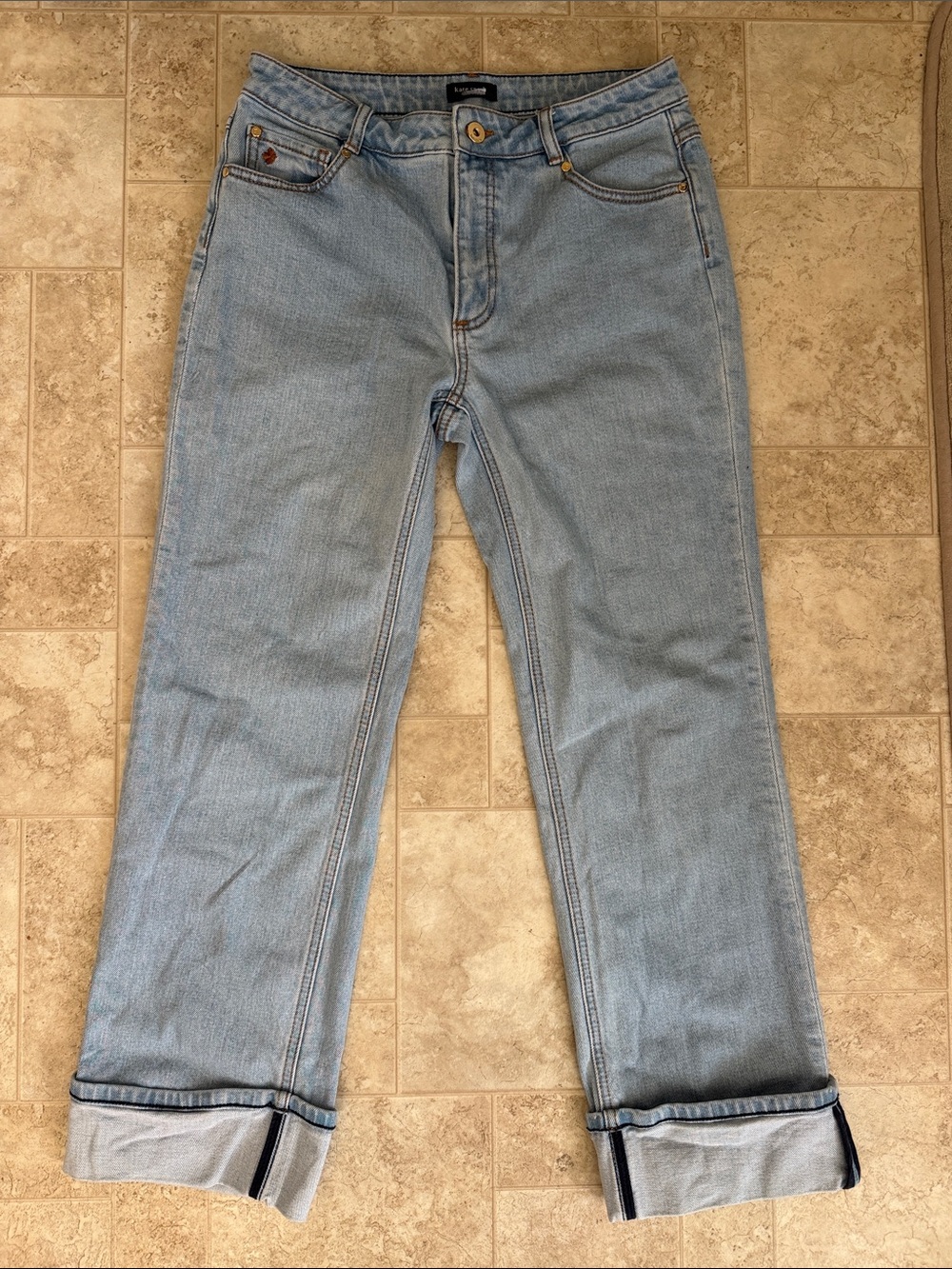 kate spade Light Wash Ankle Cropped Jeans